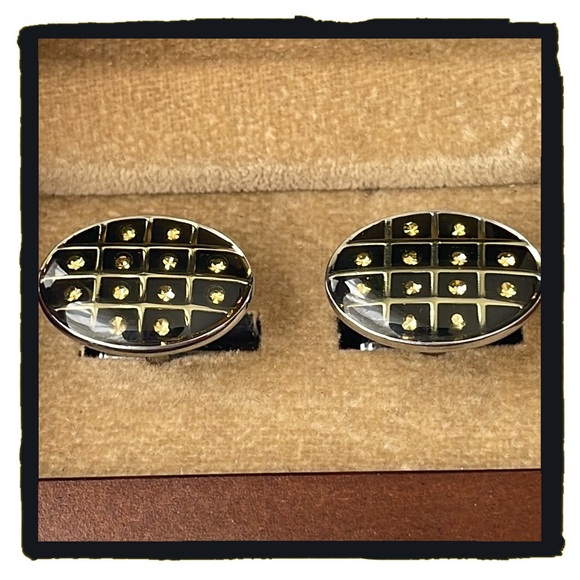 💕Beautiful Mens Cufflinks in Wooden Gift Box💕 - Picture 4 of 7
